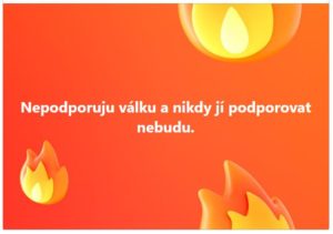 07) Nepodporuju válku