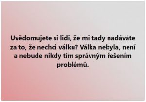 11) Uvědomujete si lidi