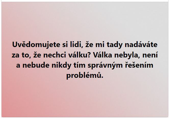 11) Uvědomujete si lidi