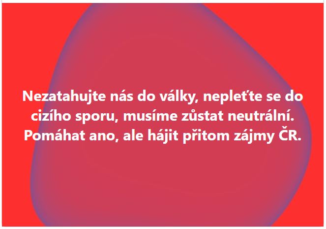 44) Nezatahujte nás do války