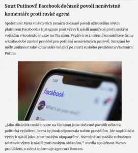 132) FB dočasně povoluje