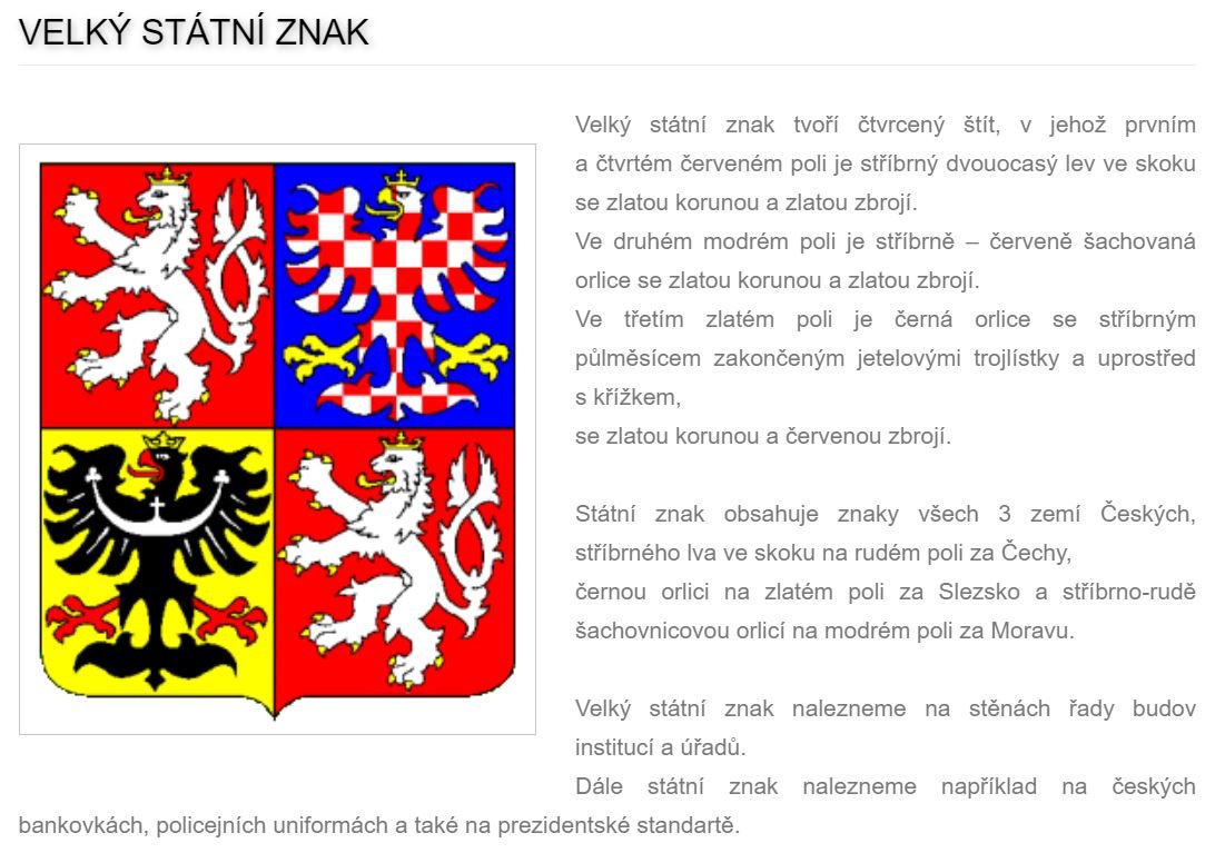 104) České znaky