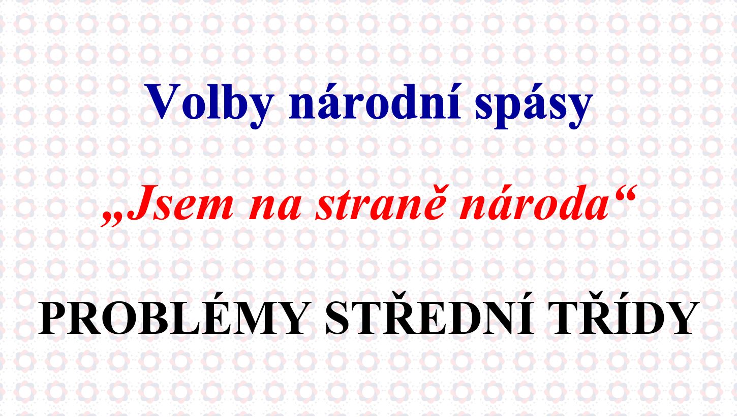 Problémy střední třídy